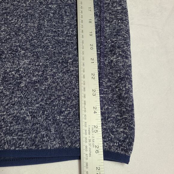 Atlanta Braves MLB Quarter Zip Sweater Pullover Men's Size Small Navy Blue - Picture 6 of 10